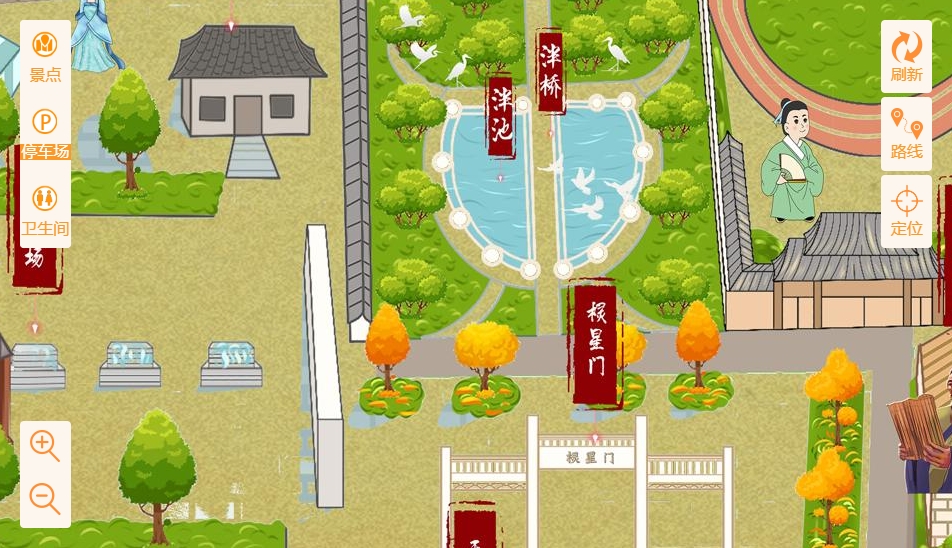 兴国手绘地图景区语音讲解导览系统：智慧景区建设的基石